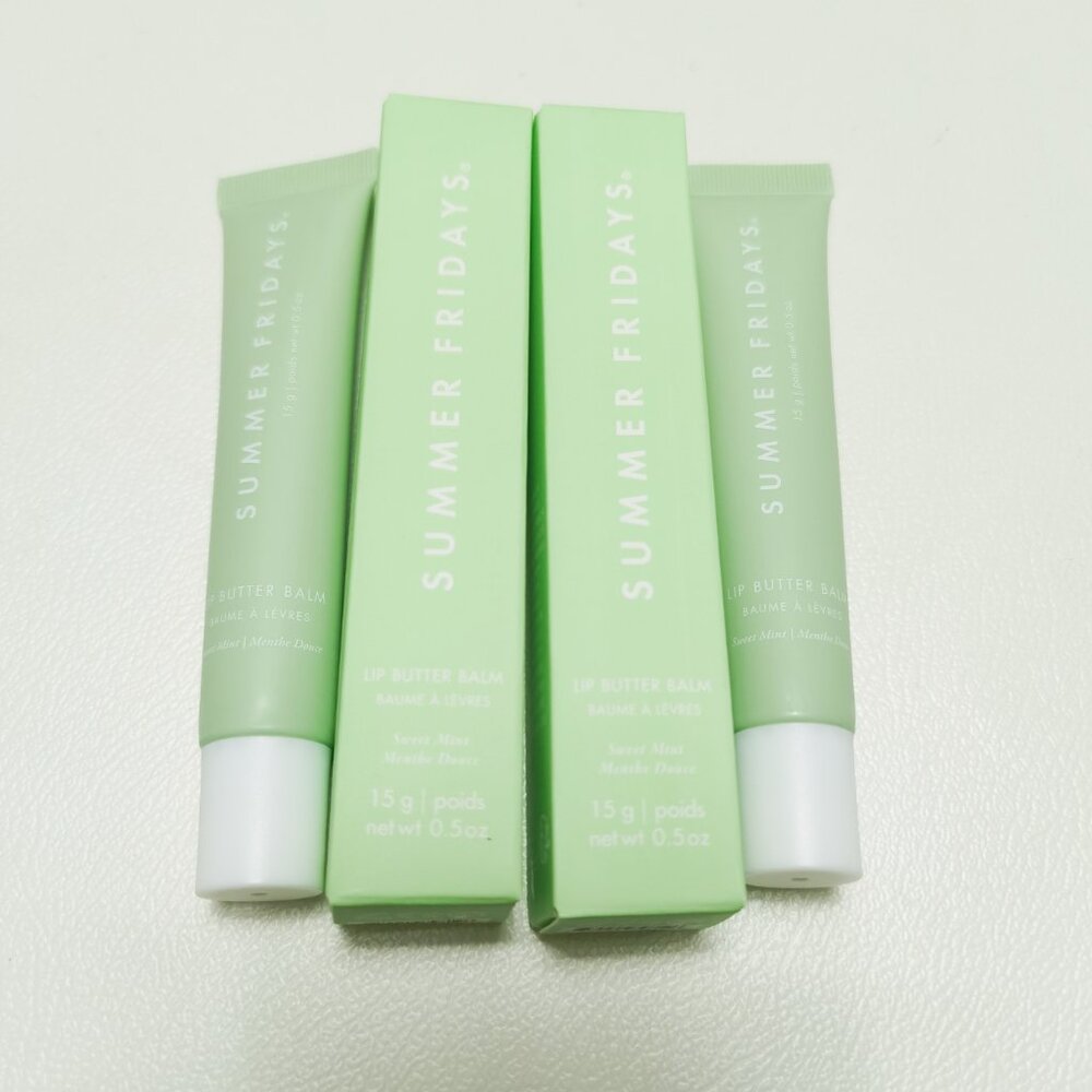 2pack (Sweet Mint) Summer Fridays Lip Butter Balm Conditioning Lip New With box